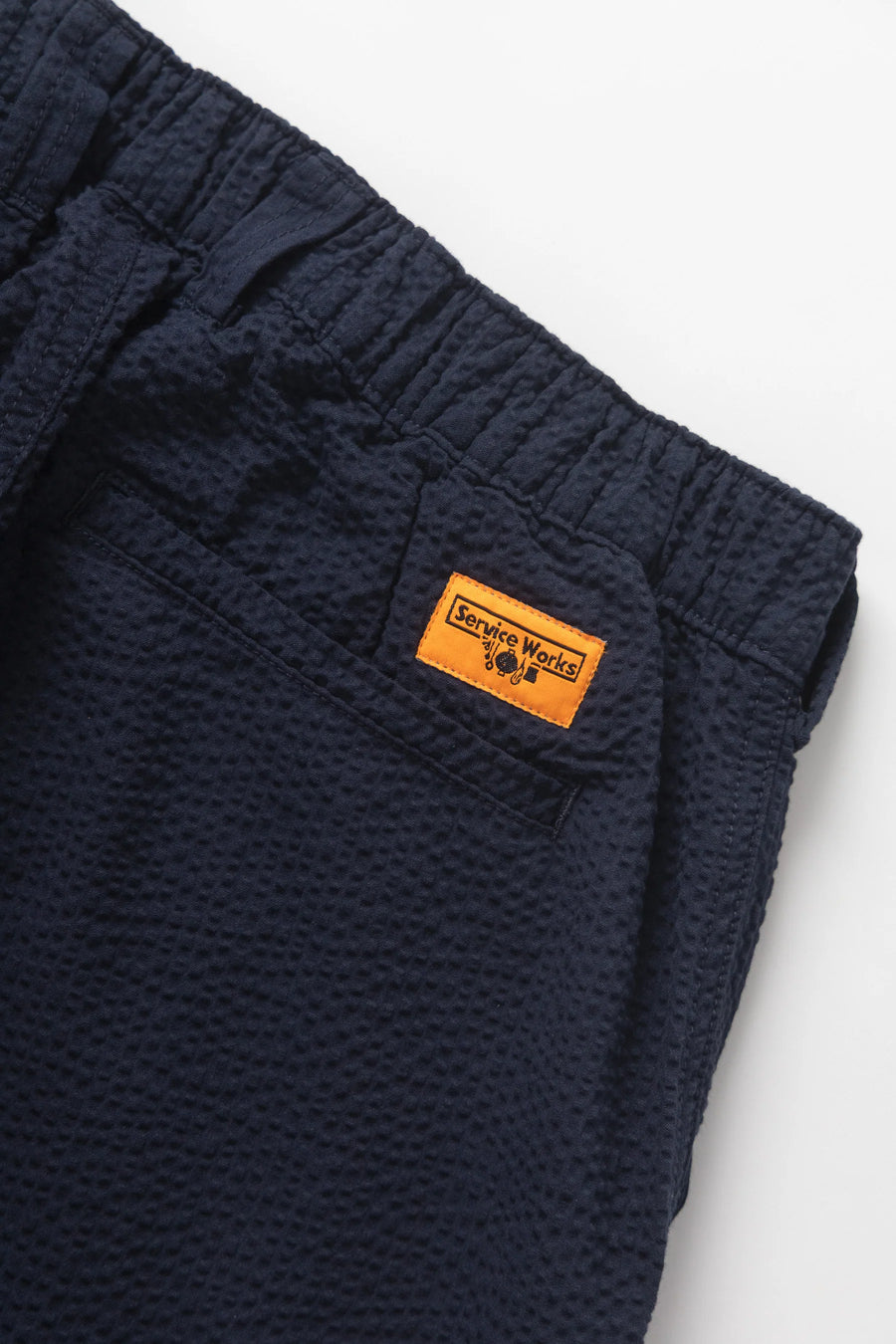 SERVICE WORKS   Seersucker Waiters Pant   Dark Navy   6