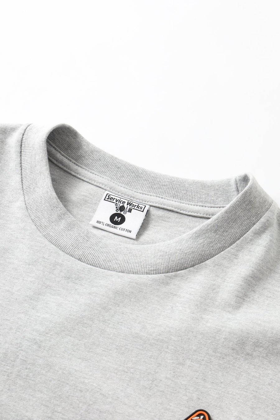 SERVICE WORKS   Sticker Tee   Heather Grey   4