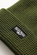 SERVICE WORKS   Waffle Logo Beanie   Olive   3