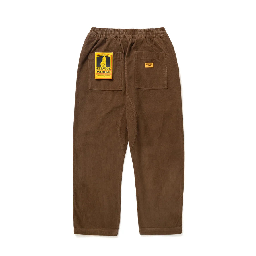 Service Works Corduroy Chef Pants — Bark / Coppice-SERVICE WORKS-Industrie