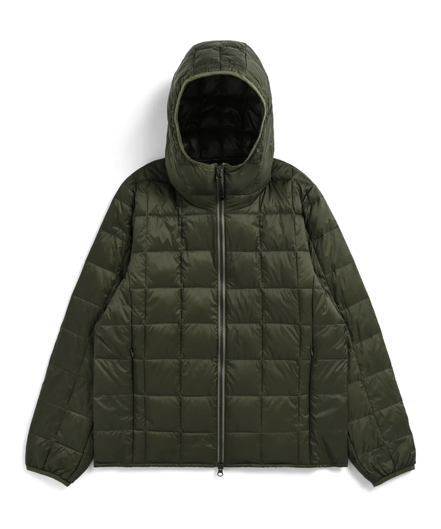 Taion Veste Military Zippée Col V — D.Olive