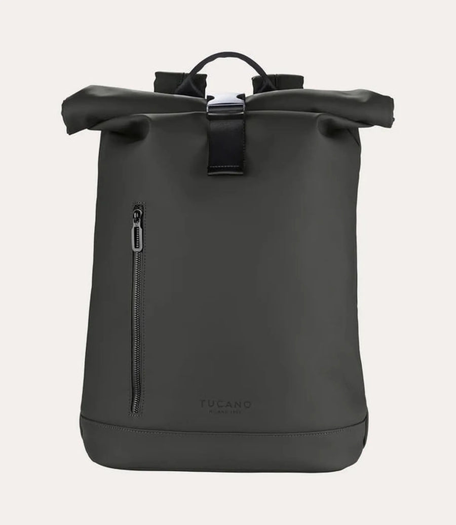 Tucano Gommo Backpack Roll Top 15" — Black 22,5L
