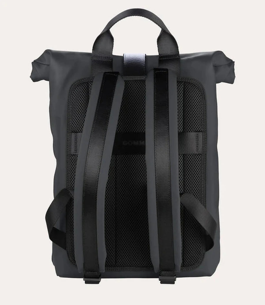 Tucano Gommo Backpack Roll Top 15" — Black 22,5L Homme-TUCANO-Industrie