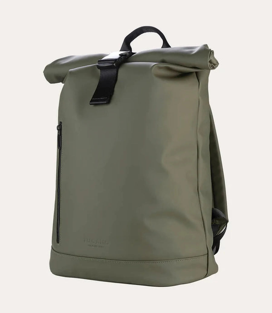 Tucano Gommo Backpack Roll Top 15" — Military Green 22,5L Homme-TUCANO-Industrie