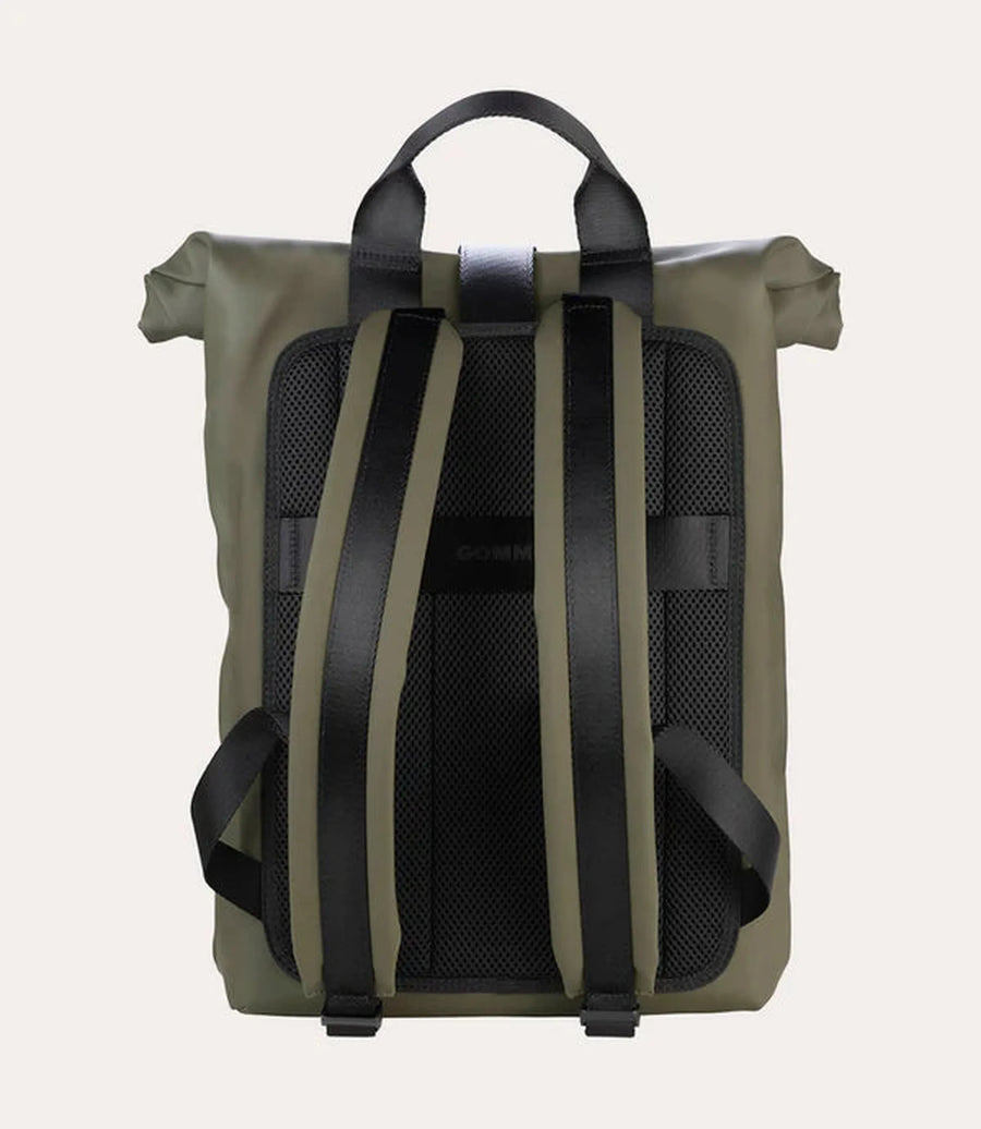 Tucano Gommo Backpack Roll Top 15" — Military Green 22,5L Homme-TUCANO-Industrie