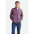 Brixton Waylon Lightweight Overshirt — Denim Plaid Homme-BRIXTON-Industrie