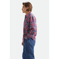 Brixton Waylon Lightweight Overshirt — Denim Plaid Homme-BRIXTON-Industrie