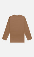 Wooden Maglia Manches Longues — Caramello / Panna Homme-WOODEN-Industrie