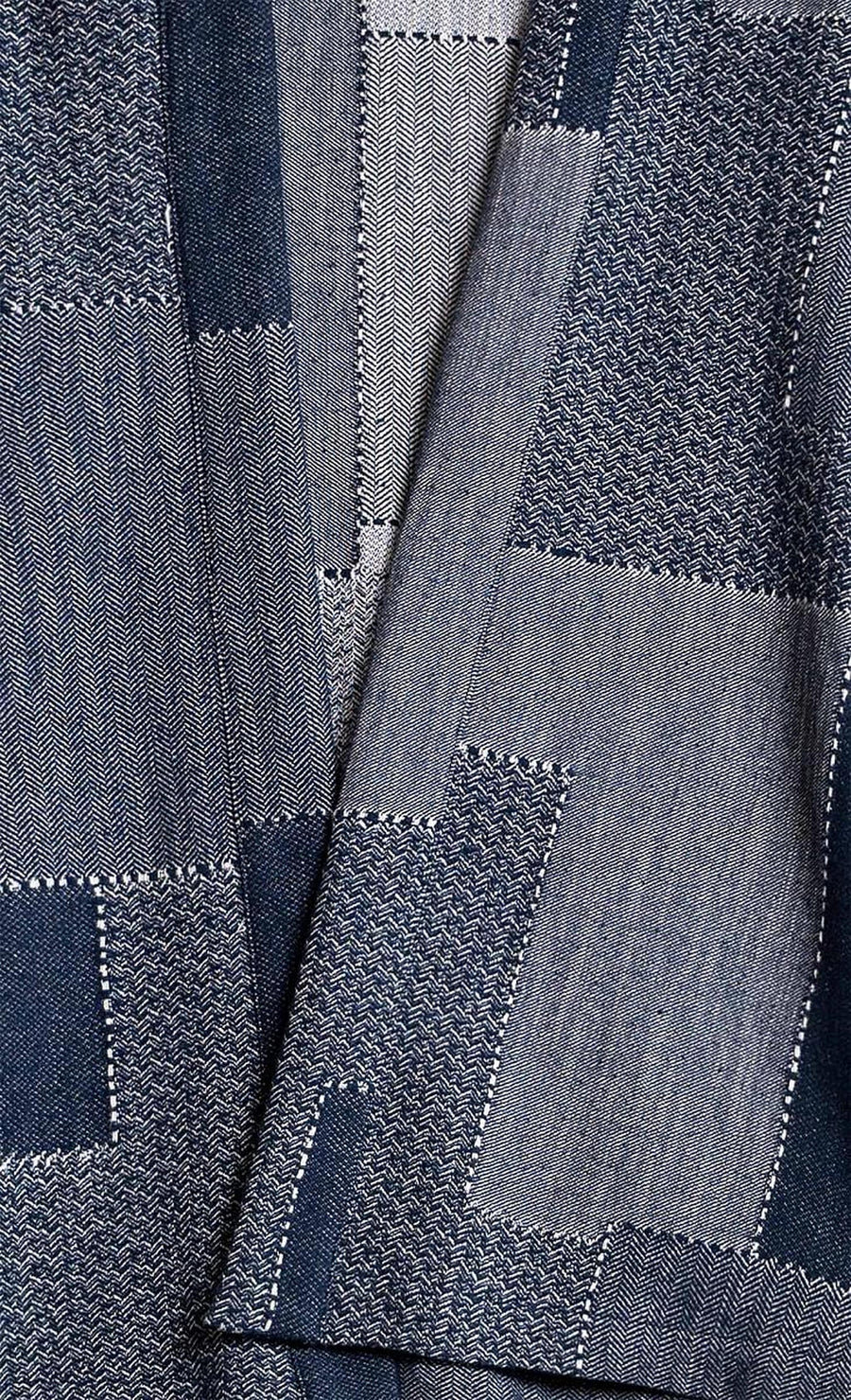Wooden Bilbao Vest — Ocra / Over Patch Blu Homme-WOODEN-Industrie