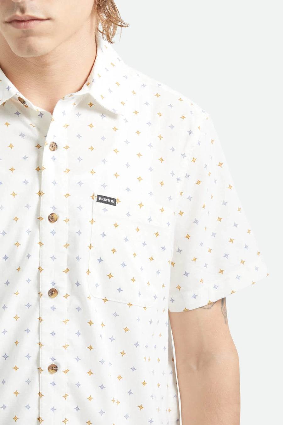 brixton CHARTER PRINT SS WVN multi diamond tile 5