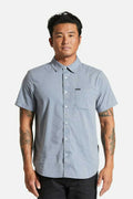 brixton  CHARTER PRINT SS WVN flint stone blue 3