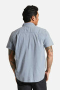 brixton  CHARTER PRINT SS WVN flint stone blue 4