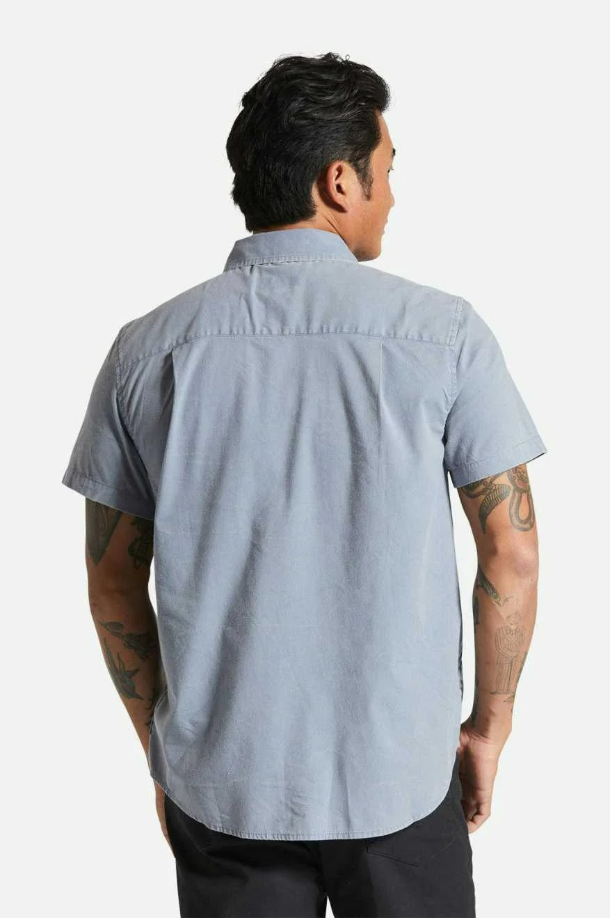 brixton  CHARTER PRINT SS WVN flint stone blue 4