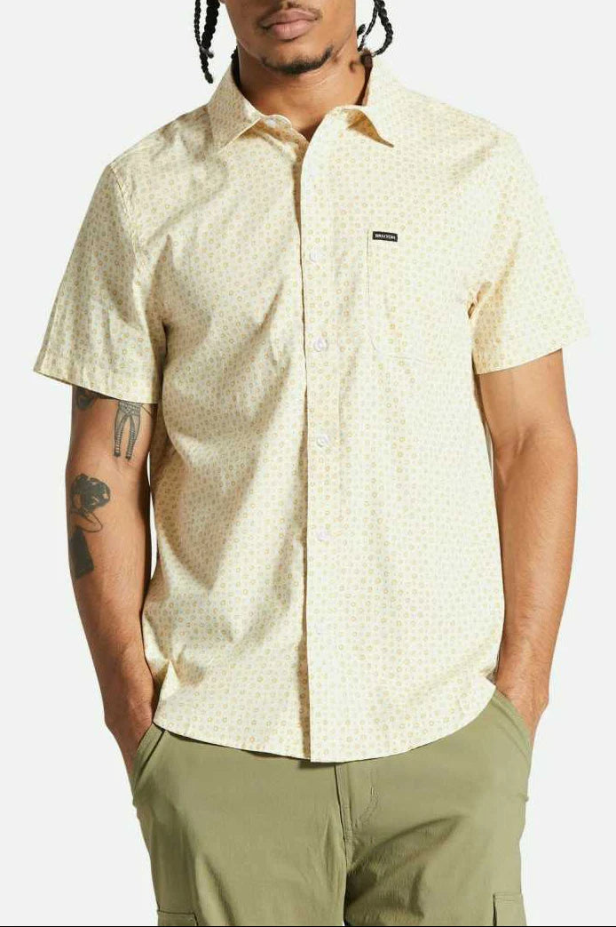 brixton  CHARTER PRINT SS WVN whitecap micro 2