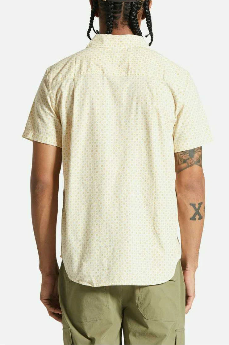 brixton  CHARTER PRINT SS WVN whitecap micro 3
