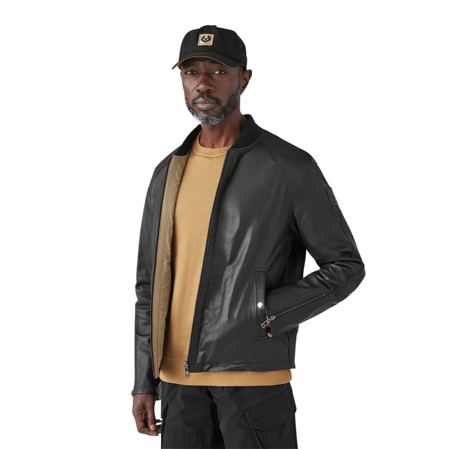 Belstaff Centenary Reversible Jacket — Black / British Khaki Homme-BELSTAFF-Industrie