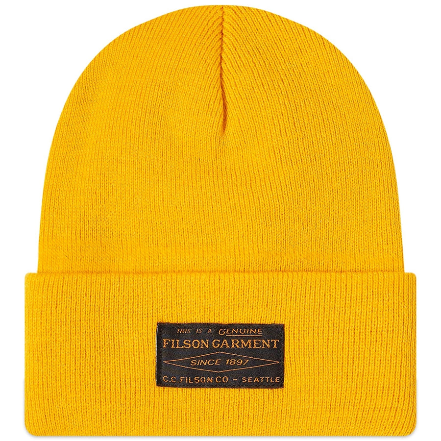 filson ballard watch cap mustardyellow front new 1