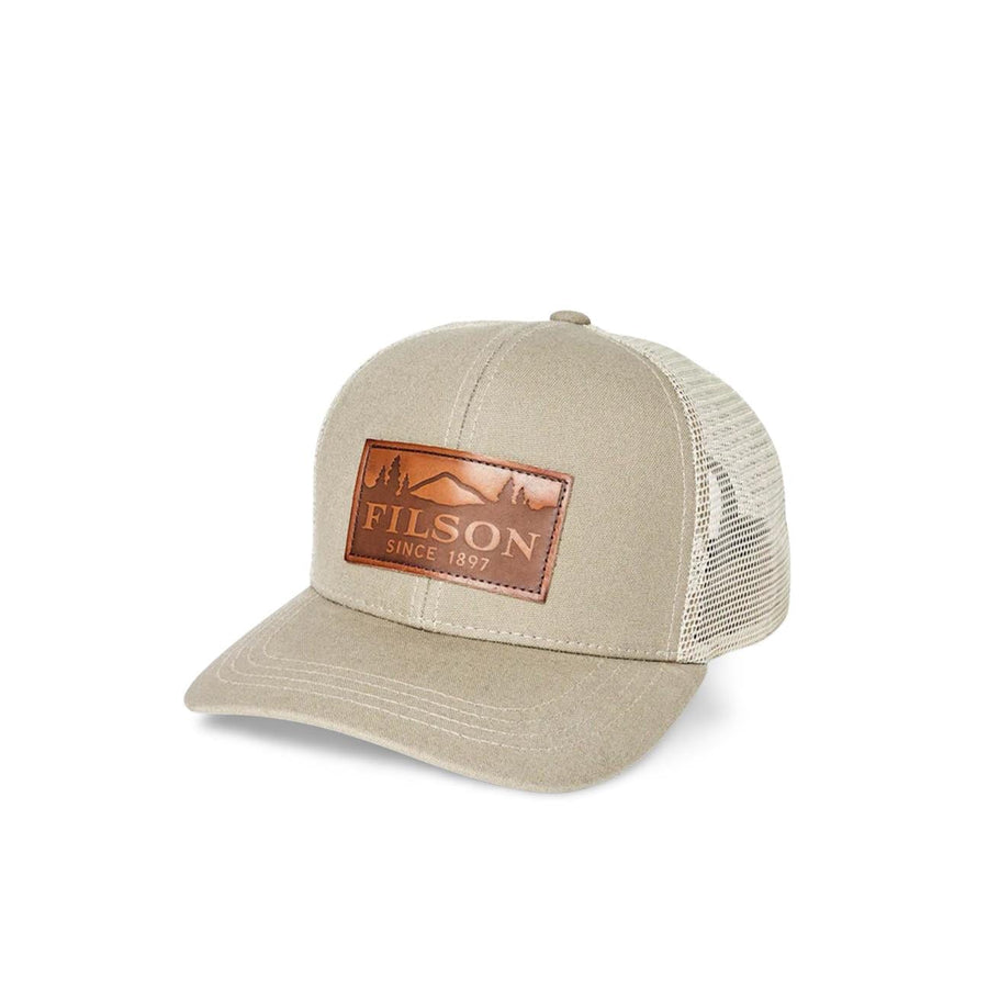 filson cappello dry tin logger mesh gray khaki 4